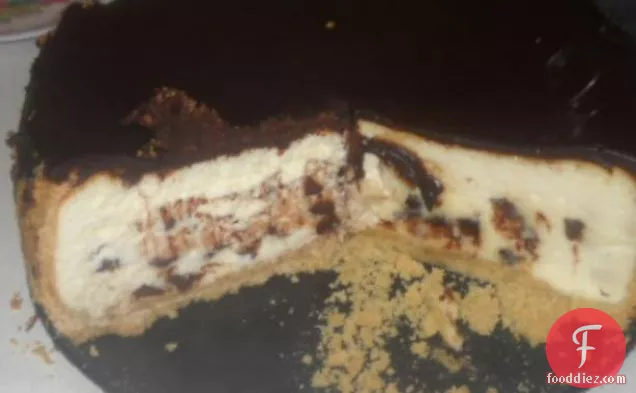 Junior's Brownie Swirl Cheesecake