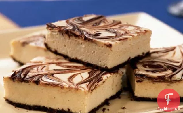 Marble Cheesecake Squares