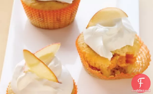 Nectarine Cupcake