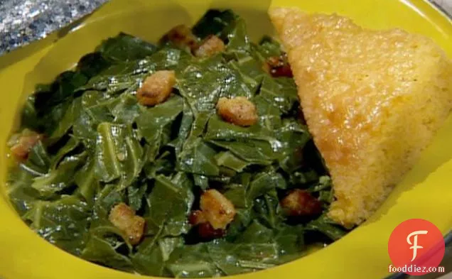 Main Challenge: Spicy Southern Collard Greens with Sweet Maple Cornbread
