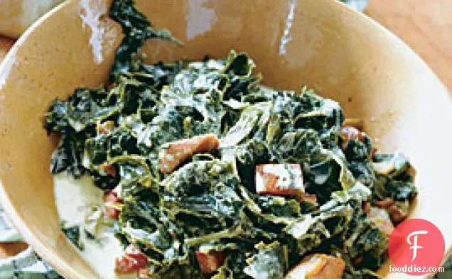 Creamy Collards With Smithfield Ham