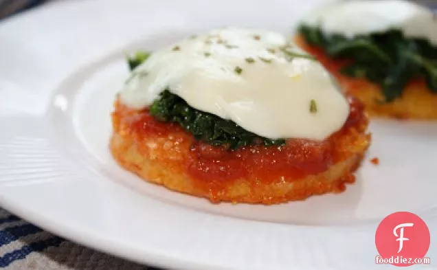 Polenta Cakes With Greens