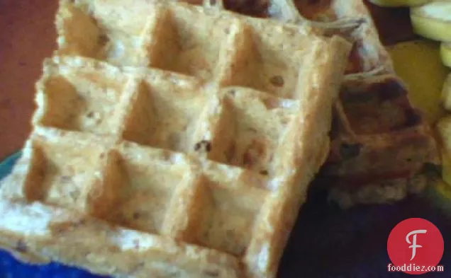 The Best Vegan Oat & Walnut Waffles (Or Pancakes)