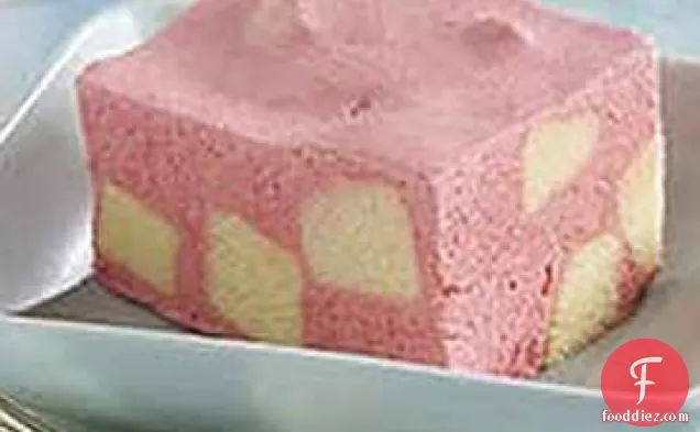 Frozen Raspberry Shortcake Squares
