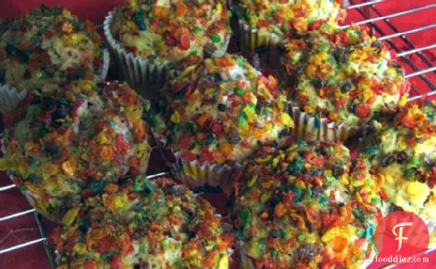Rainbow Muffins