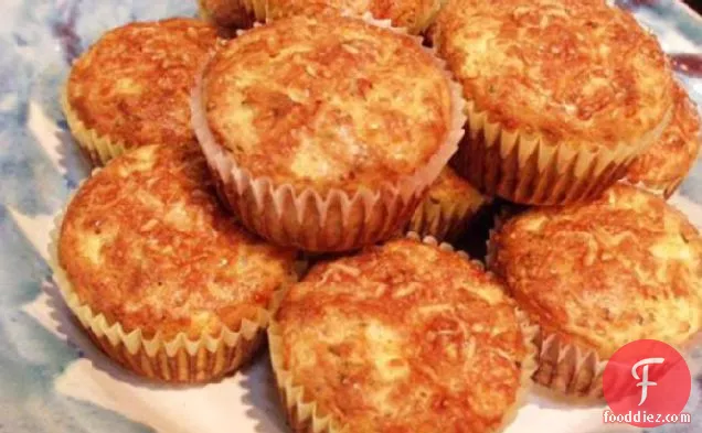 Sun-Dried Tomato and Cottage Cheese Muffins (Vegetarian)