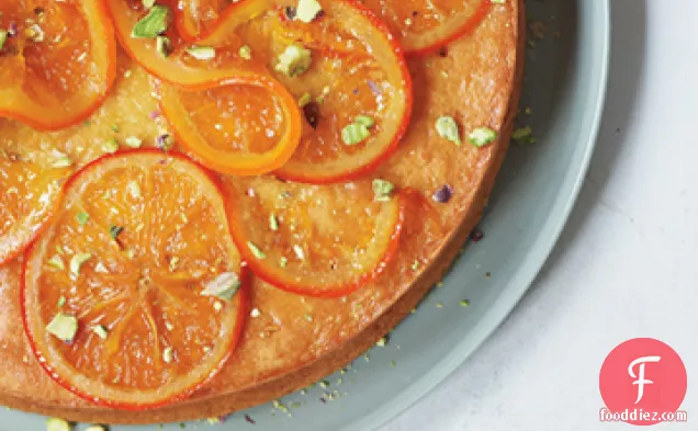 Olive-Oil Cake with Candied Orange
