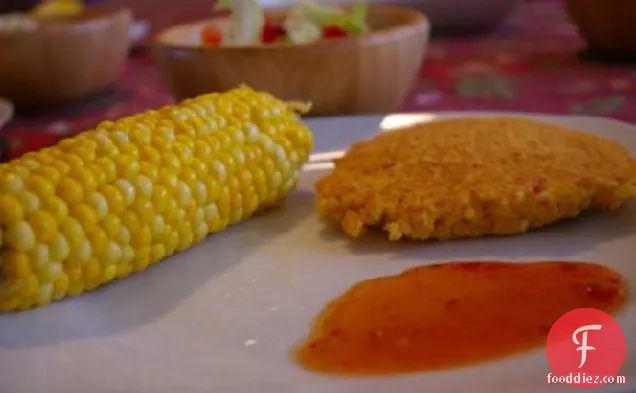 कॉर्नमील केकड़ा केक