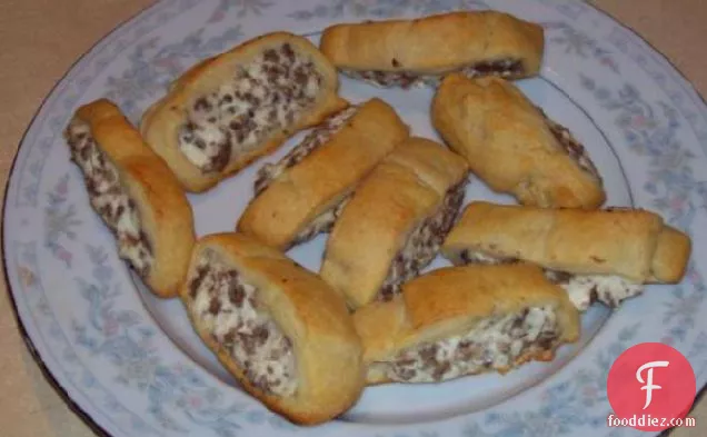 Cream Cheese & Sausage Croissants