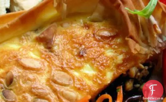 Caramelised Red Onion & Pine Nut Tart