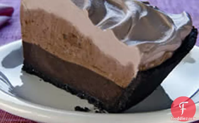 Heavenly Chocolate Layer Pie