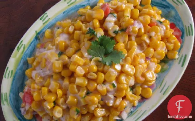 Grilled Corn Salad With Lime And Cilantro