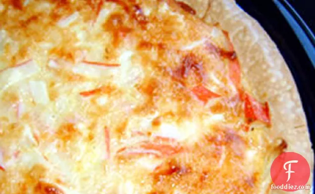 Crab and Swiss Quiche