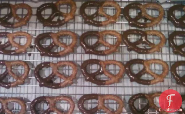 CHOCOLATE Covered Pretzels