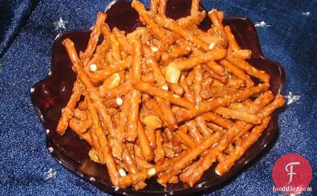 Crazy Dipped Pretzels and Chips