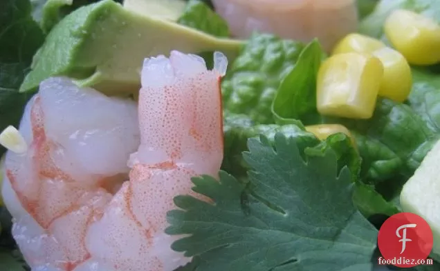 Shrimp, Corn & Avocado Salad With Cilantro-lime Vinaigrette