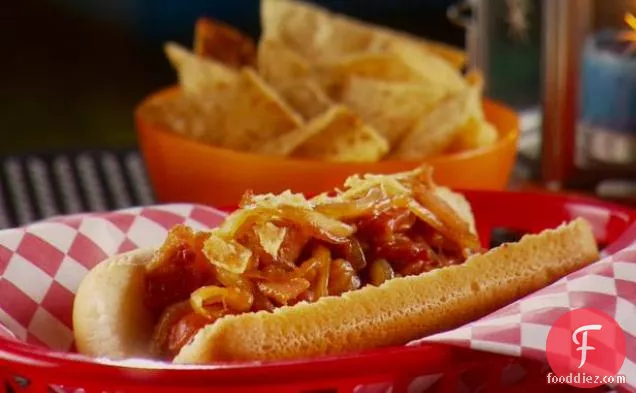 Fireside Hot Dogs with Spicy Chips