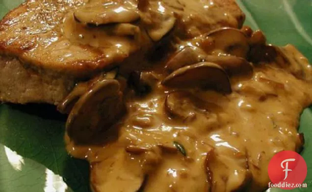 Pig 'n' Shrooms (Pork Medallions With Mushroom Sauce)