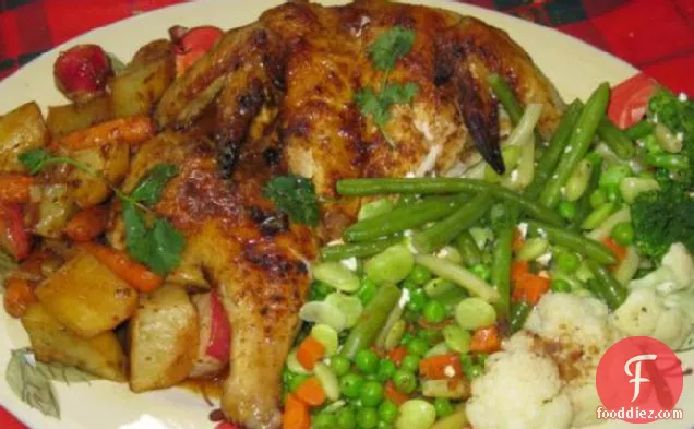 Roasted Moroccan Spiced Chicken