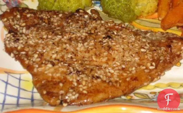 Oven Fried Sesame Chicken