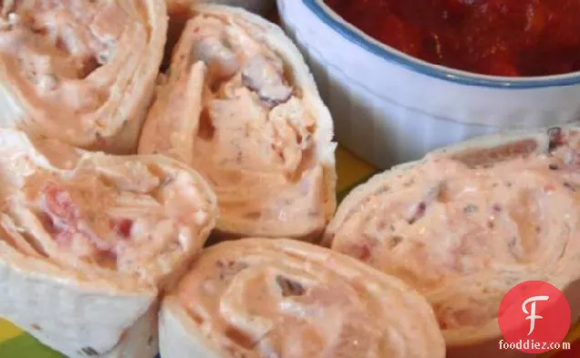 Southwest Chicken and Bacon Rollups