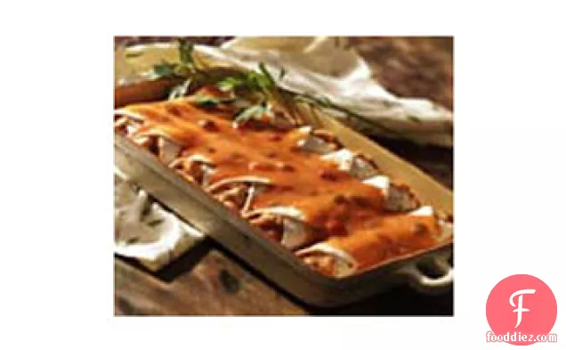 शीघ्र चिकन एनचिलाडस