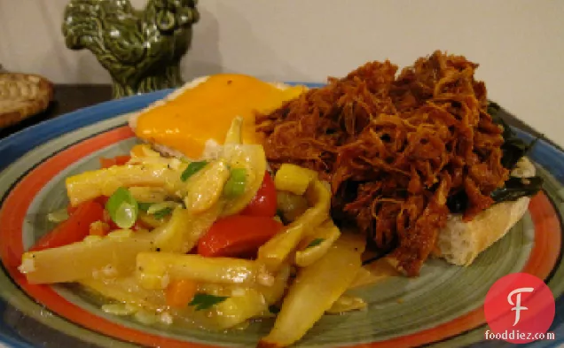 Pulled BBQ Chicken - Slow Cooker