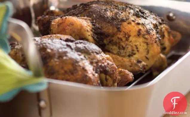 Herb-Roasted Chickens