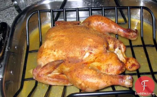 Roasted Chicken With Garlic and Onions