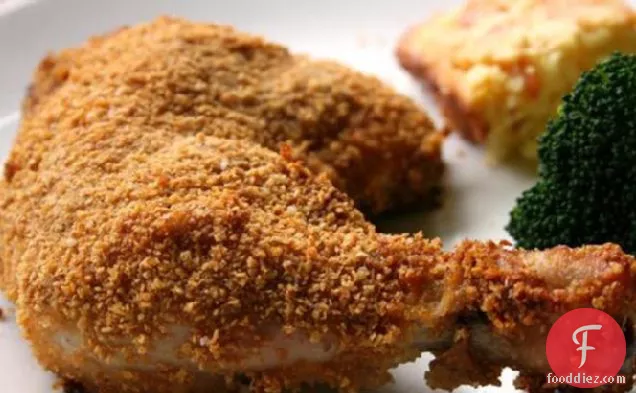Oven Fried Chicken With Corn Flakes