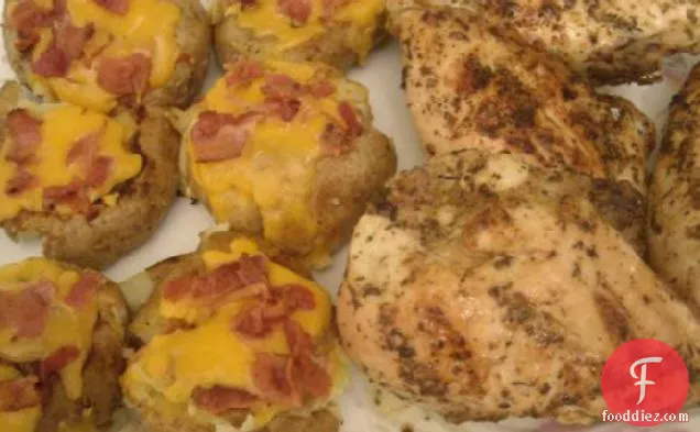 सरल इतालवी ग्रील्ड चिकन