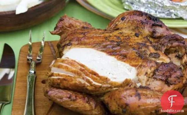 Spice-Rubbed Smoke-Roasted Chicken