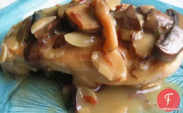 Mushroom Wine Sauced Chicken