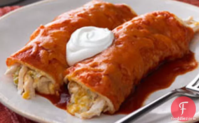 Chicken and Green Chili Enchiladas