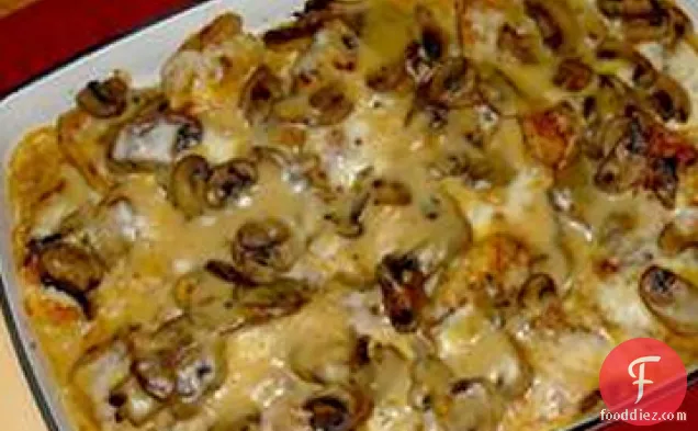 Muenster Chicken and Mushrooms