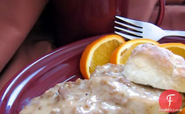 " Sausage" and Gravy (Low Fat)