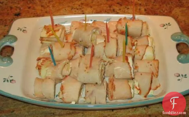 Easy Cheese & Turkey Appetizers