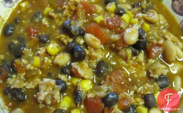 Turkey & Bean Taco Soup