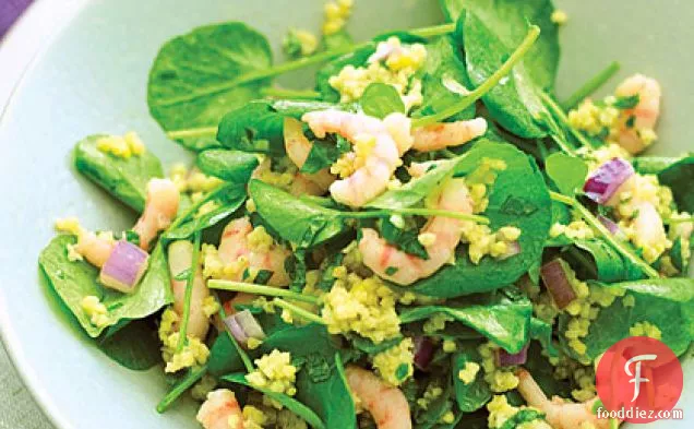 Shrimp, Watercress, and Millet Salad