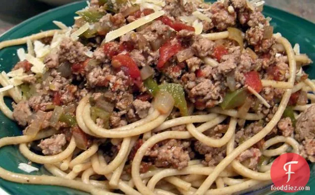 Spaghetti With Turkey Meat Sauce