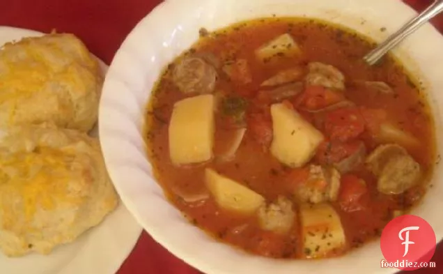 इतालवी (तुर्की) सॉसेज सूप