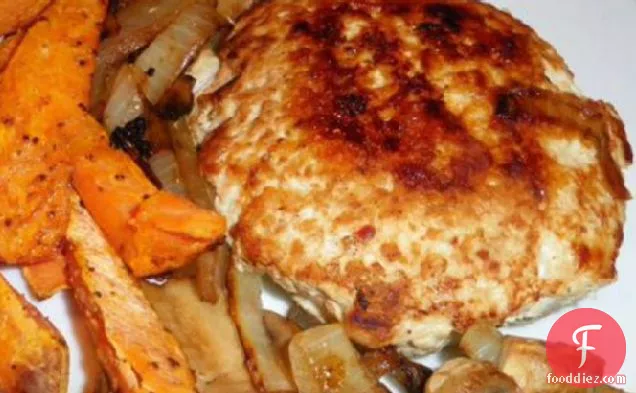 मसालेदार टर्की बर्गर