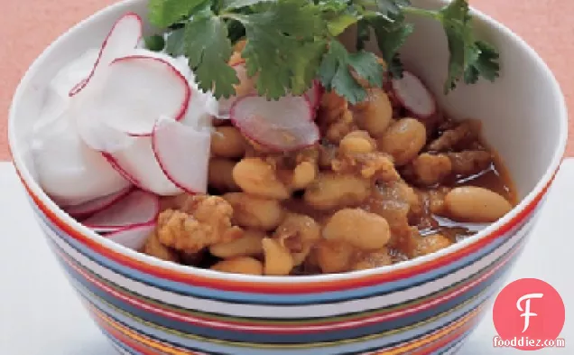 तुर्की और सफेद बीन मिर्च