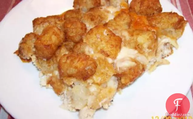 Turkey Tater Tot Hotdish