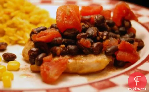 Turkey Cutlets With Smoky Black Bean Sauce