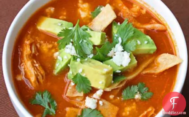 Mexican Lime With Chicken or Turkey Tortilla Soup