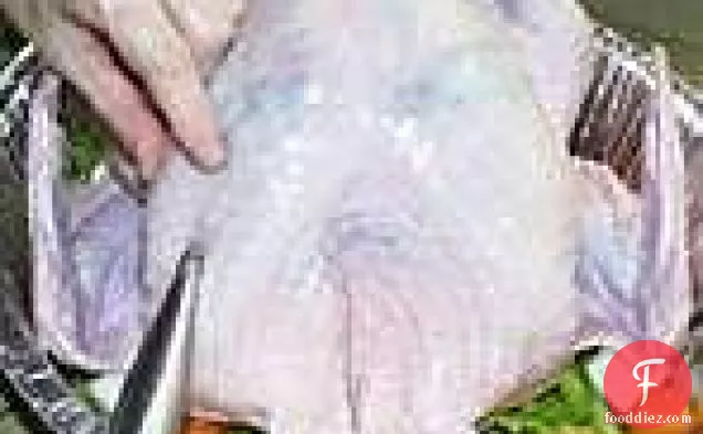 नारंगी मिर्च भुना हुआ टर्की