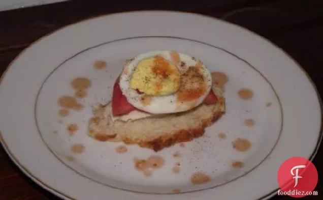 Turkey, Egg & Tomato Sandwich Bites