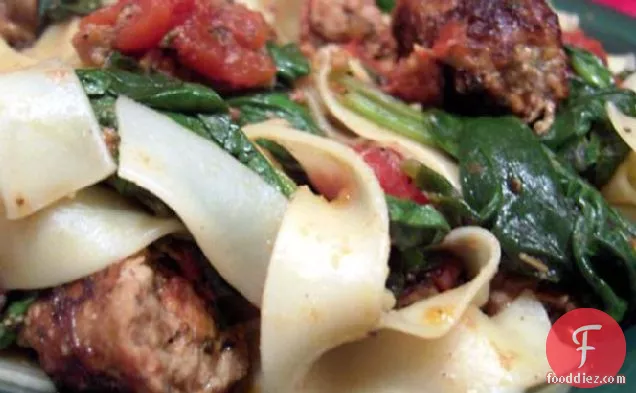 Smoked Turkey Sausage With Pasta