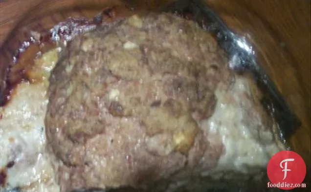 Butt Ugly but Delicious Hash Brown Potato Stuffed Meatloaf